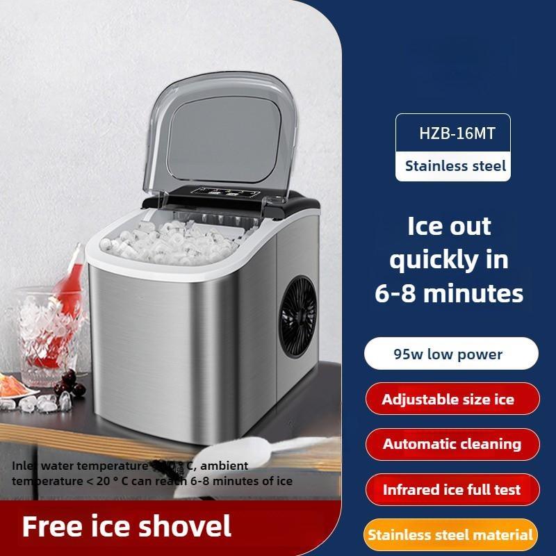Haushalt Automatischer Selbstreinigender Eiswürfelbereiter Leiser Betrieb Eiswürfelmaschine Kleiner Elektrischer Eiswürfelbereiter