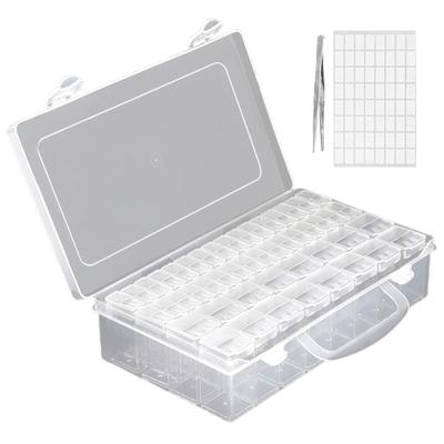 Storage Container Useful Intergrated Design Compact Multifunction 48/64 Grids Small Thing Organizer Box Gardening Tool
