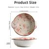 Ceramic Tableware Set Rice Bowl Breakfast Soup Bowl Dessert Dinnerware Tray Microwave Safe Kitchen Noodle Bowl Tableware Set