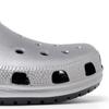 Crocs Classic Metallic Clog Silver 205831 0p1