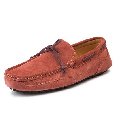 Summer Loafers Men Shoes Suede Breathable Slip On Lazy Boat Driving Shoes Handmade Sneakers Men Soft Retro Flat Designer Shoes