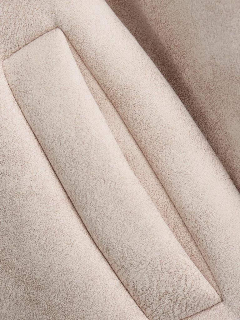 ZA Women's Suede Coat: European & American Style, Thick, Warm, All-Match Jacket for Autumn/Winter, 565-9