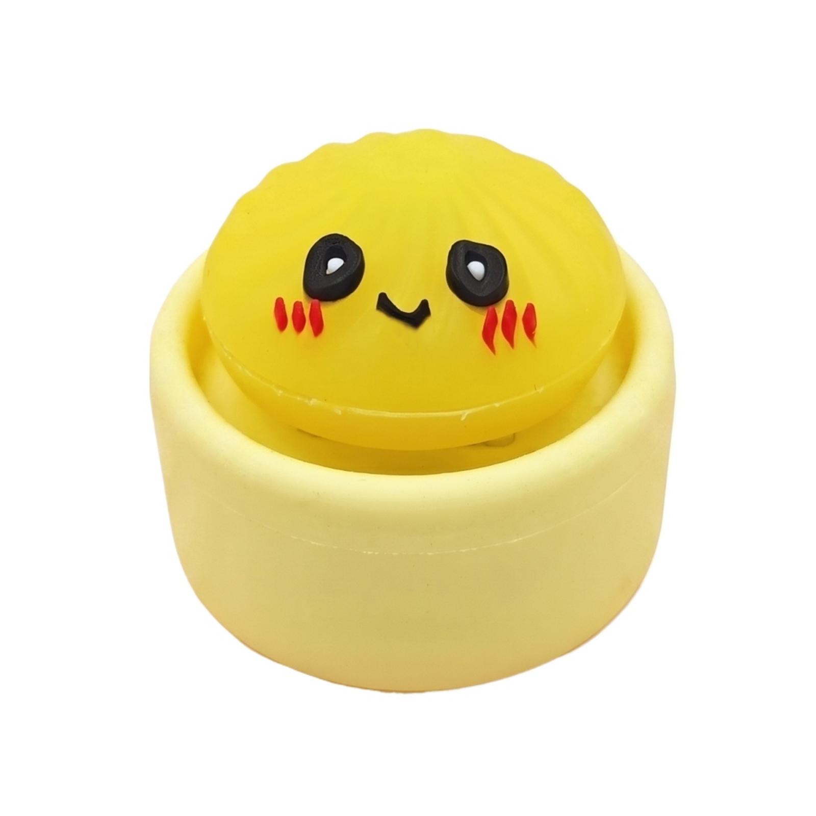 

4cm Squishy Bun Stress Relief Toy Soft Slow Rising Squeeze Toy Creative Gift Item for Adults and Kids Fun Sensory Play and Relaxation One Size жовтий