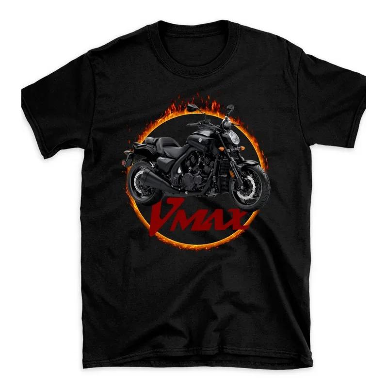 Klasické japonské motocyklové tričko Vmax VMX 1700 100% bavlna s kulatým výstřihem letní s krátkým rukávem ležérní pánské tričko velikost S-3XL
