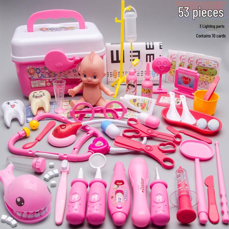 Kids' Doctor Playset: Medical Tools, Stethoscope, Injection, Ambulance