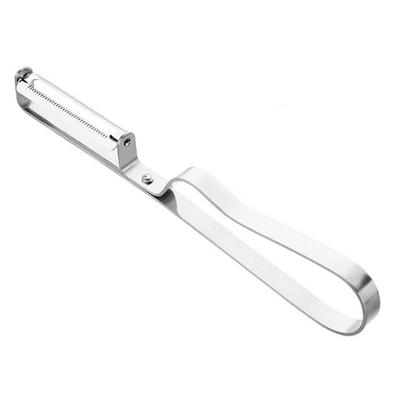 Nerezová otočná škrabka na zeleninu ve tvaru L Nerezová škrabka pro domácí kuchyně Ovoce