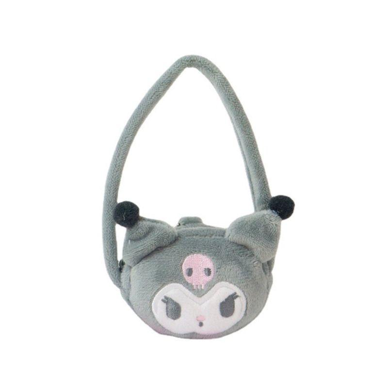 Soft And Durable Sanrio Kuromi Keychain With Plush Filling