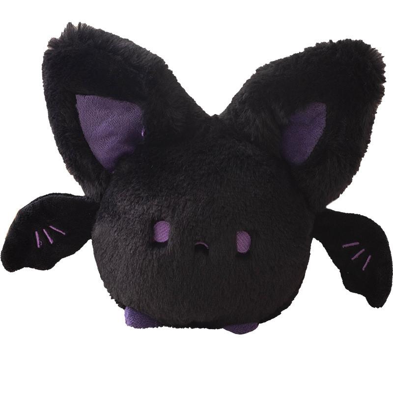 Round Bat Halloween Plush Toy Stuffed Animal Doll Bedroom Decoration 20cm Gift