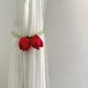5Pcs Fashion DIY Tulip Lace-up Straps Sweet Ornaments Curtains Tie Rope Baking Decoration Curtain Tieback Decoration
