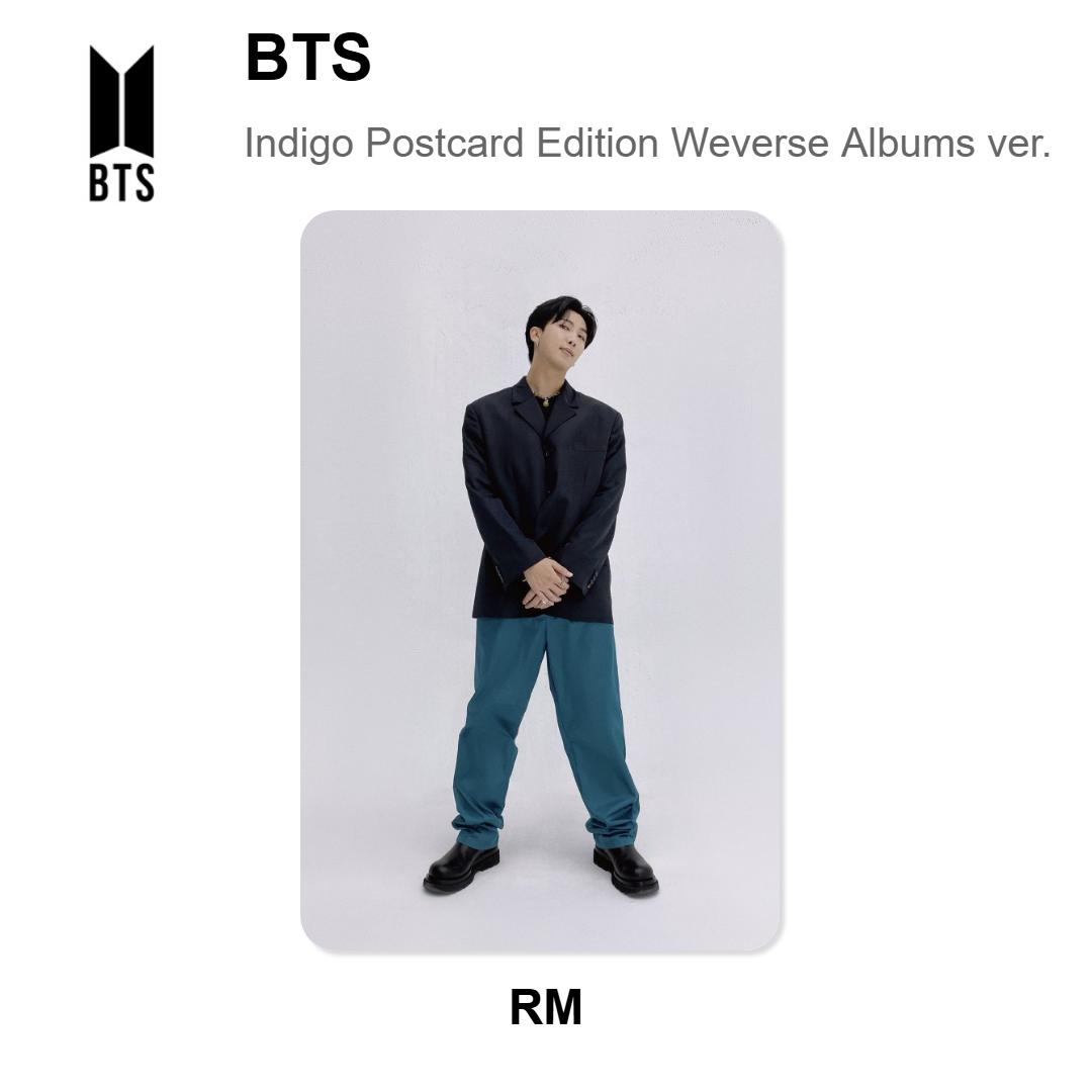 BTS Indigo Postcard Edition Weverse Albums ver. Official Photocard RM 02