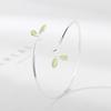 925 Silver Bracelet Bangle Simple Green Leaf Elegant Nature For Woman Girl Fashion Jewelry Gift Dropship