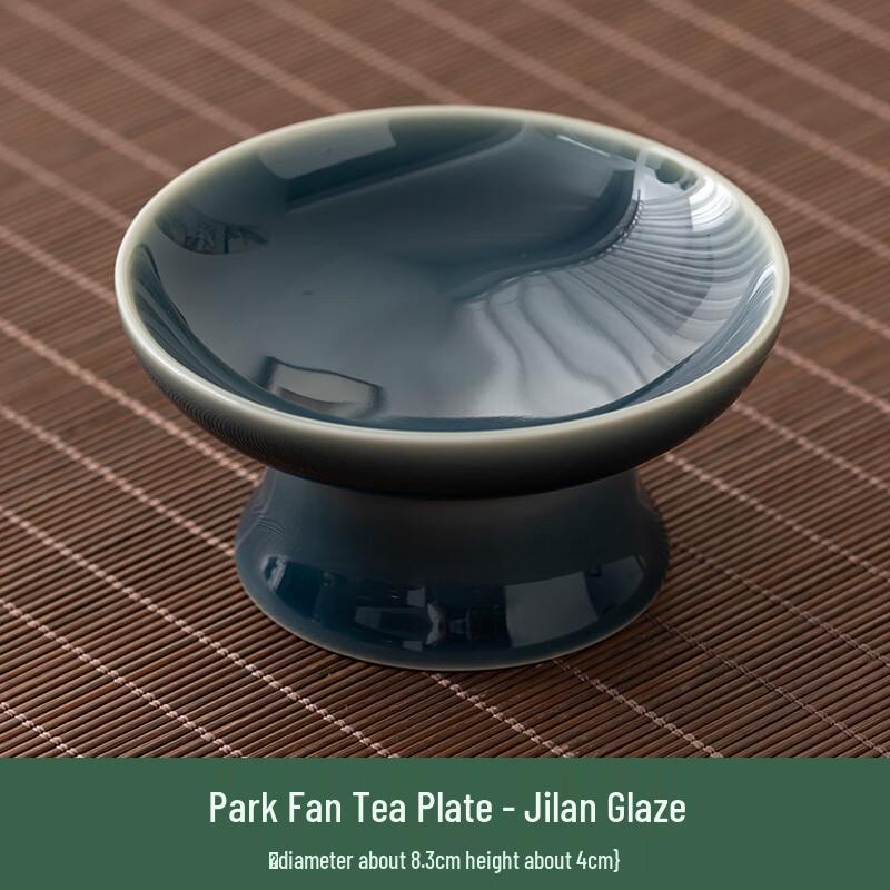 Mini Ceramic High-Foot Snack & Dessert Plate