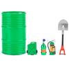 Fire Extinguisher Oil Drum Shovel Nitrogen Bottle Fit for SCX10 D90 TRX4 1 10 RC Car (Green)
