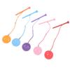 5Pcs 3 1 4 Inch Golf Wooden Tees With Anti Loss Rope Magnetic EVA Foam Multi Color Expression Pattern