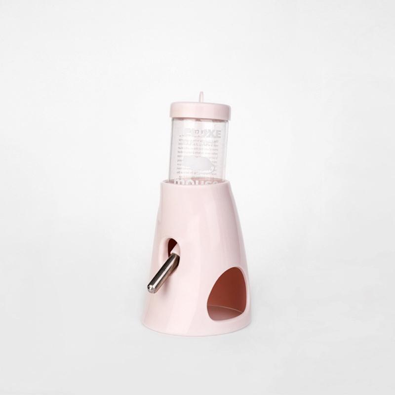 Dispenser automat de sticle de apă pentru hamster, etanș, cu design dublu cu bilă, fierbător de hrănire, consumabile pentru animale de companie