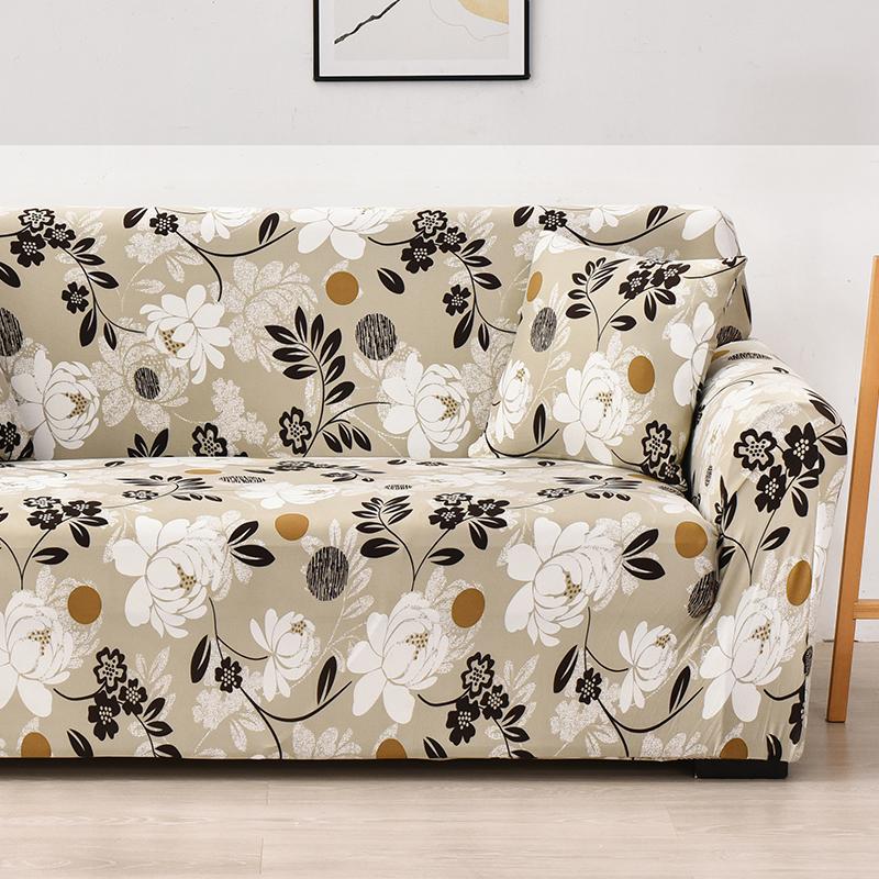 Stretch Couch Cover Non-Slip Sofa Covers For Living Room Sectional Sofa Slipcovers Furniture Protector For Kids Pets Washable
