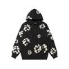 FlowStreet Moda Sudadera Holgada Algodón Estampado con Espuma Sudadera, Sudadera para Hombre y Mujer