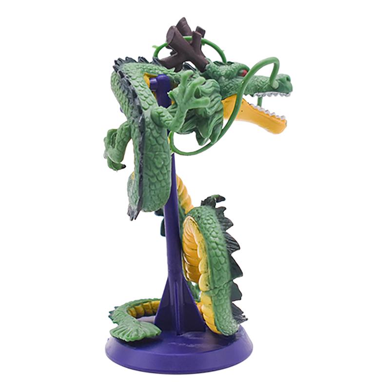10CM Dragon Ball Z Azurový Drak Ručně Vyráběná Figurka DBZ Šenron Anime Kolekce Dekorace Model Panenky Stolní Ozdoba Narozeninové Dárky