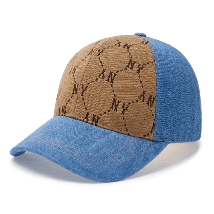 Хлопковые Бейсболки MLB Унисекс Синие Модные 3ACPDM14N-50BLL F