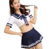 3 kusy kostým roztleskávačky cosplay spodní prádlo sexy studentka spodní prádlo uniforma