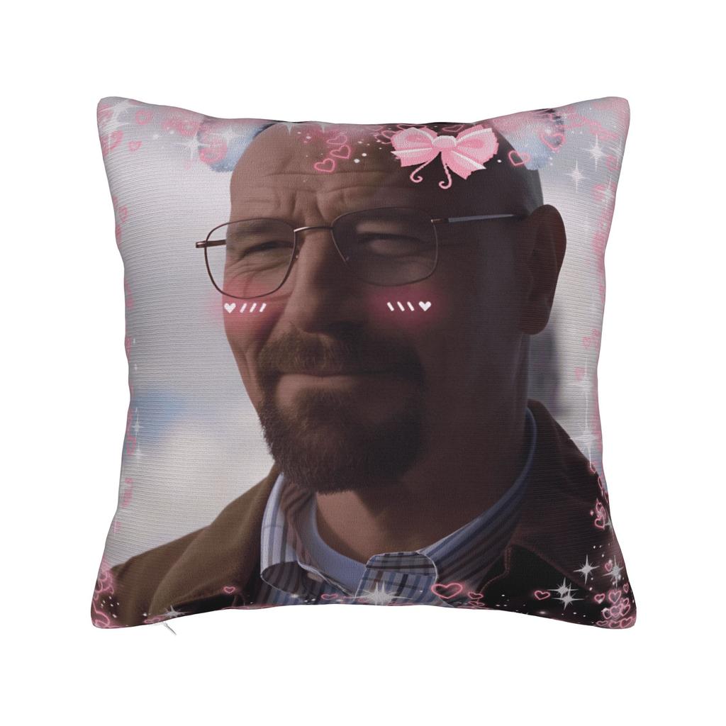 Walter White Meme Skateboard Pillow Case  Print Pillow Cover Morden Pillowcases For Living Room Chair