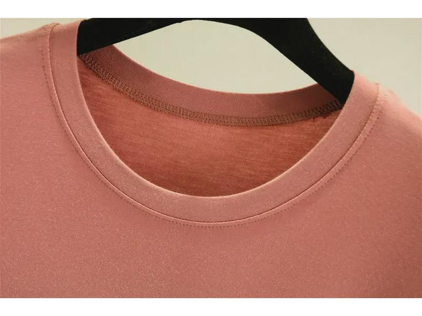 Modal Short Sleeve Slimming Undershirt – Summer 2023 Fashionable Plus Size Half Sleeve Top