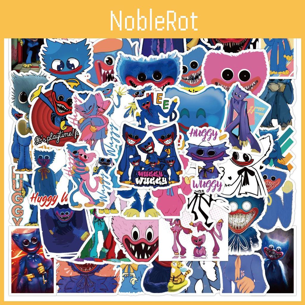 Pvc 50 szt. Poppy Playtime Huggy Wuggy Wodoodporne Naklejki Kreskówka Graffiti Anime