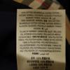 BURBERRY With liner Stainless collar coat 46 Navy Men's Used