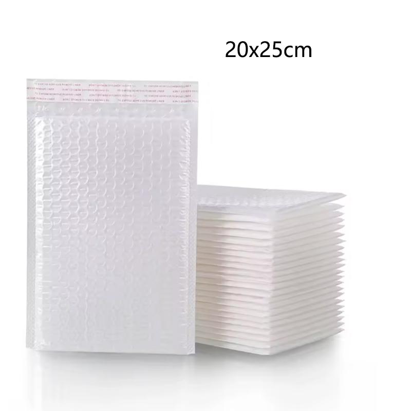 100Pcs Thickened Composite Pearlescent Film Bubble Bag Express Envelope Bag Self-adhesive Bag for Packaging Shockproof
