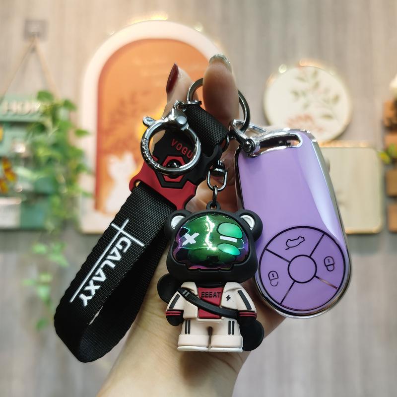 Compatible Key Case for ORA Good Cat, Black Cat R1, White Cat R2 - High-End Car Remote Shell for Men and Women