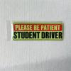 Magnetický ovladač Bumper magnetický reflexní samolepka pro auto Prosím buďte trpěliví Magnet pro začínající řidiče Znovupoužitelné značky