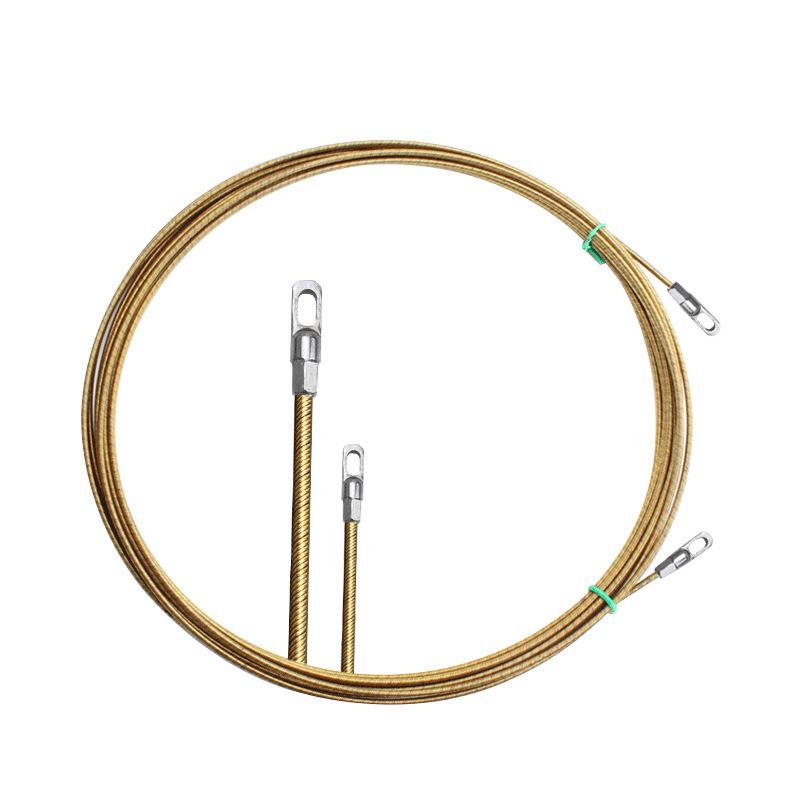 Elektryk Solidny Stalowy Ściągacz do Przewodów z Gumowanym Uchwytem do Kabli Sieciowych i Rur