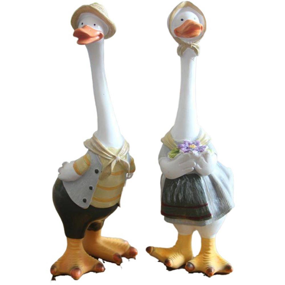 Home Duck Personality Resin Crafts Resin Synthetic Resin Craft Gifts Creative Simulation Ornaments Gift Ornaments