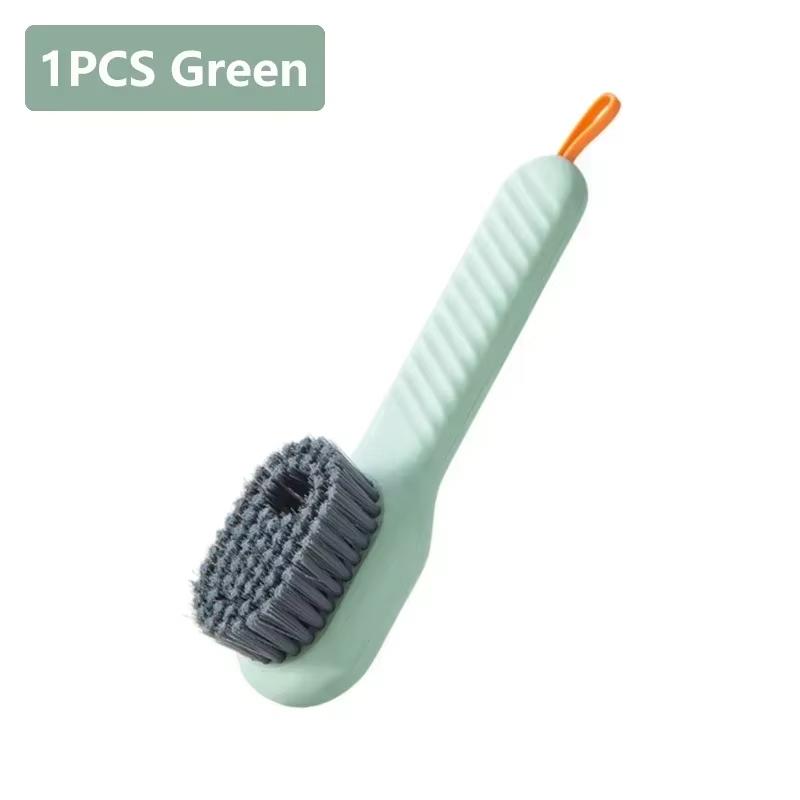 Shoe Brush With Liquid Addition Function Multi-Functional Portable Tool for Cleaning Shoes Household Laundry Cleaning Tool