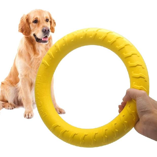 XL Large Indestructible Dog Toys, Dog Chew Toys for Aggressive Chewers,Flying Discs for Medium/Large Breeds. Floating Dog Ring Toys for Throwing,