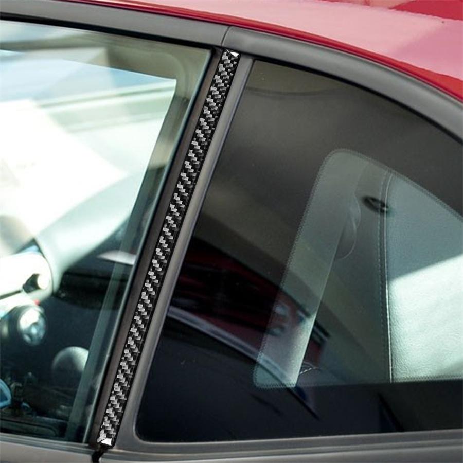 For Chevrolet Camaro 2010-15 Carbon Fiber A/B Pillar  Door Handle Oil tank Trim Cover Kit  Left-hand-drive only