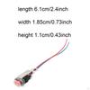 Flash Button Warning Switch, PP Replacement Control, Quick Installation, Suitable for Motorcyclists,