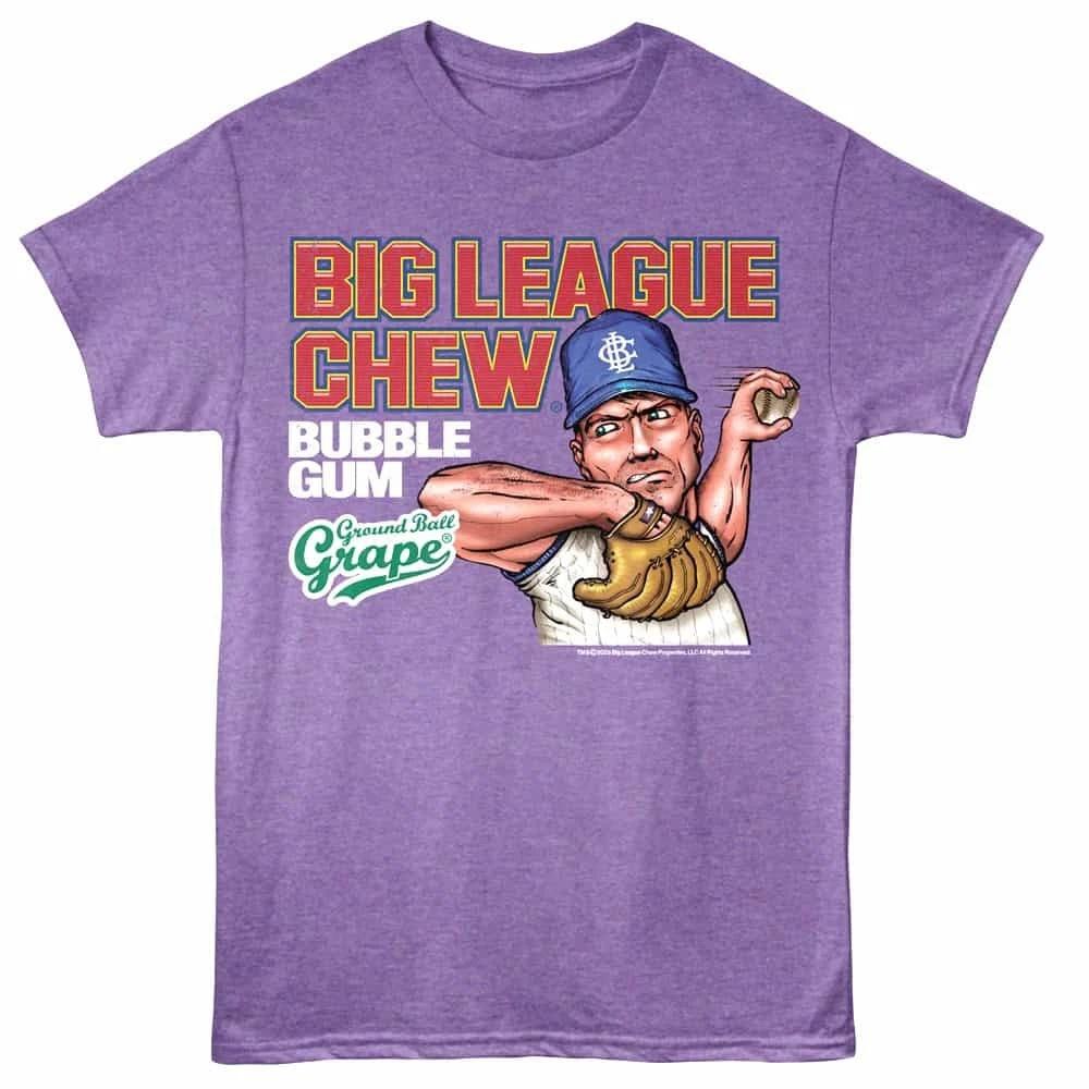 Big League Chew Ground Ball Grape Men s T Shirt XL