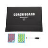 Foldable Magnetic Basketball Coaching Board with Markers and Pieces