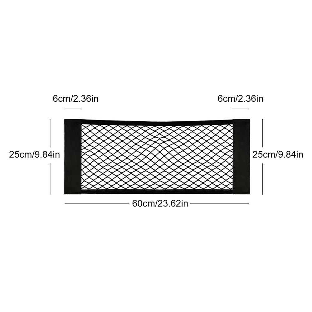 Cargo Net For SUV Trunk Organizer Car Cargo Net Small Car Storage Net Elastic Seat Storage Mesh Interior Accessories For SUV