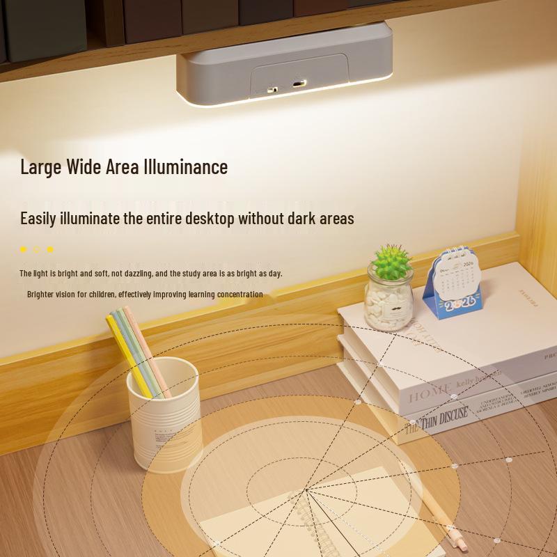 Magnetic Night Light & Wake-Up Lamp with Remote Control for Eye Protection, Bedroom & Study Desk