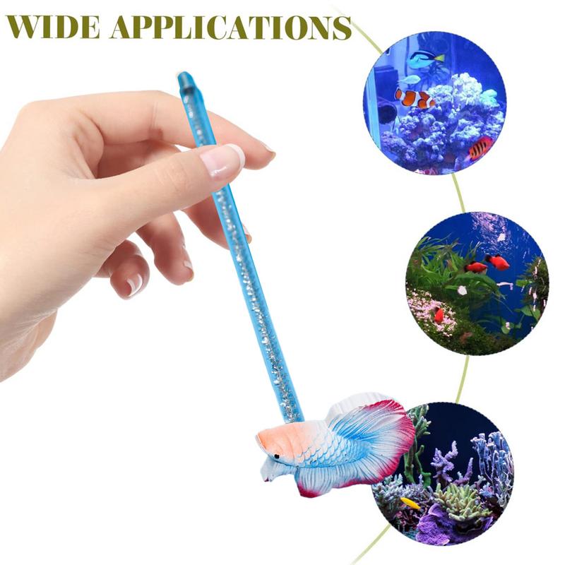 Betta Trainingsstab Fischtank Betta Stab Spielzeug Schön Gestaltetes Fischtank Zubehör Für Kleine Fischtanks Und Aquarien
