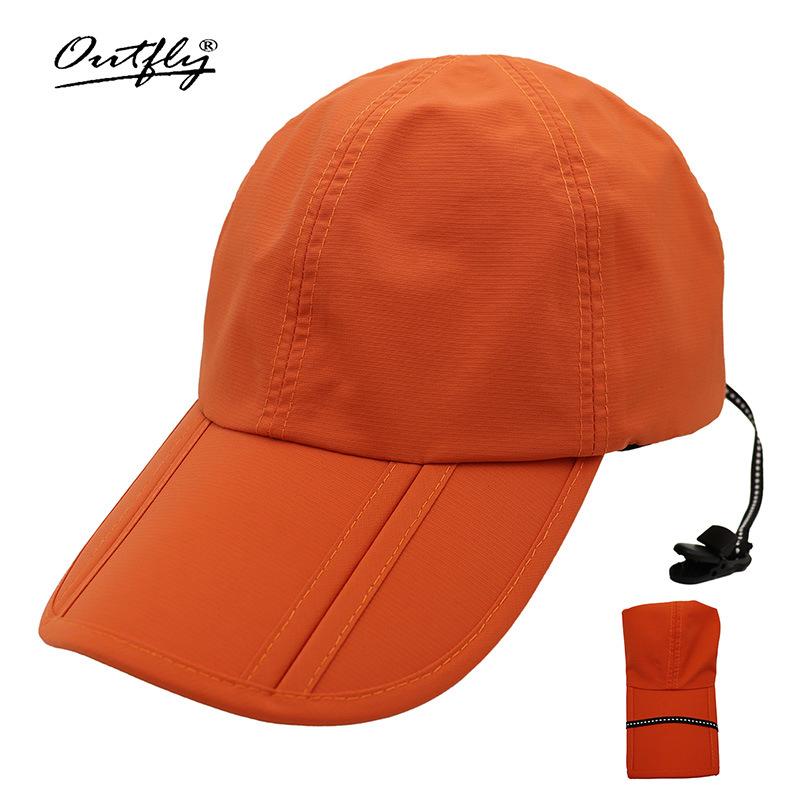 Waterproof Baseball Cap, Sunscreen Sun Hat, Men's Outdoor Travel and Leisure Sports Cap, Foldable Rainproof Quick-drying Surf Cap