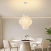 PP Material Bird's Nest Lampshade Simple Artistic Creativity Bedroom Headboard Pendant Light