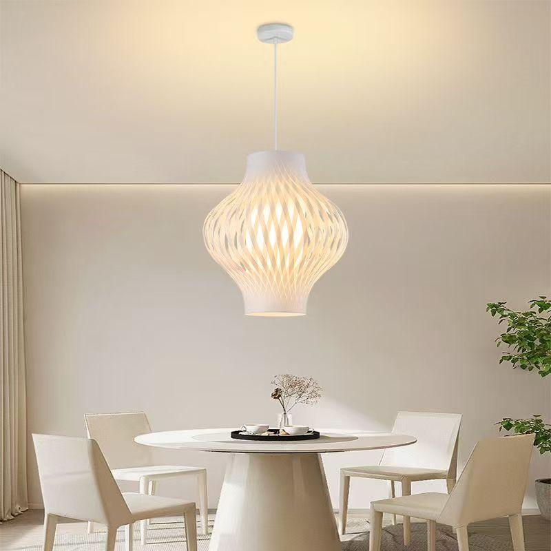 PP Material Bird's Nest Lampshade Simple Artistic Creativity Bedroom Headboard Pendant Light