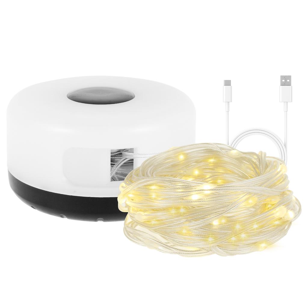 Rechargeable Flashlights Rollable LED Garland Camping Light wLED String LightsColorful Festive Atmosphere Party Tent Lighting