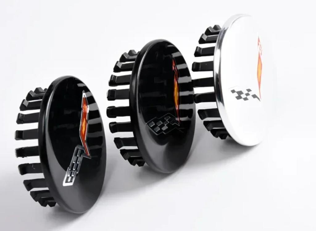 4PCS 68mm Car Wheel Center Covers Emblem for CAMARO SS Logo Corvette ABS Auto Styling Tires Hub Caps Decoration