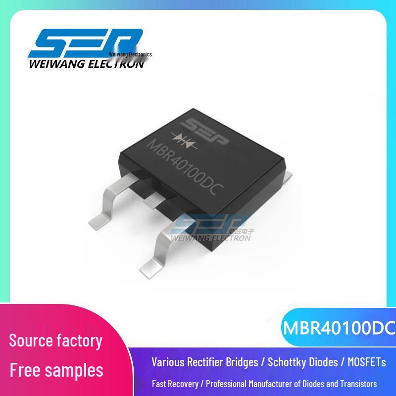 SEP MBR40100DC 40A 100V Schottky Diode TO-263 SMT Package