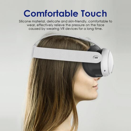 Capac pentru ochi pentru căști VR Protector de transpirație Super moale, respirabil, fără iritații, pernă de înlocuire a feței pentru Meta Quest 3