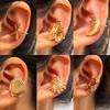Gold Ear Jewelry Minimalist Light Luxury Starfish Ear Cuffs For Women